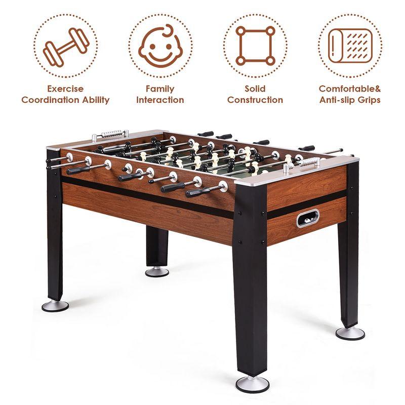 Costway 54'' Foosball Soccer Table Competition Sized Football Arcade Indoor Game Room