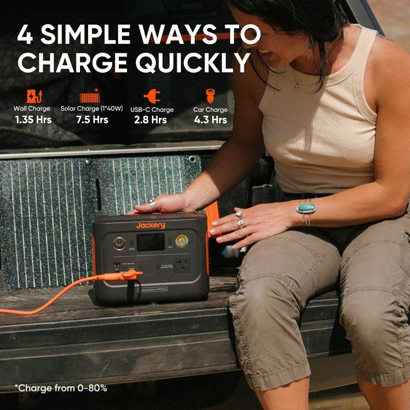 Jackery Solar Generator 300 with 40w Solar Panel