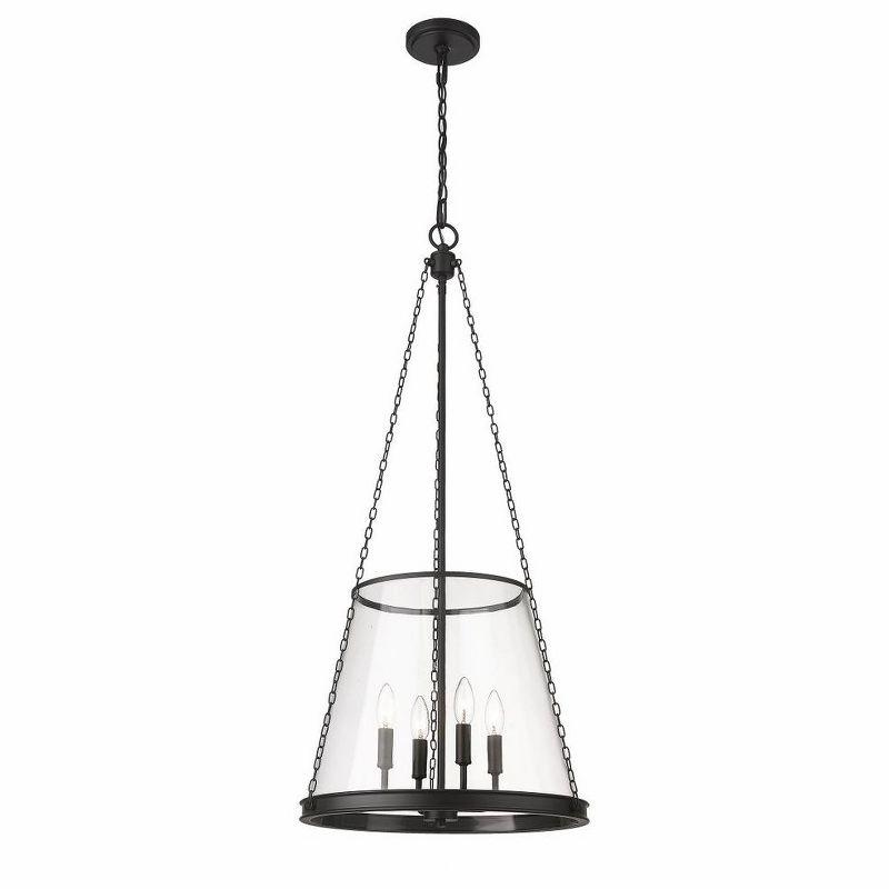 Z-Lite Prescott 4 - Light Pendant in  Matte Black