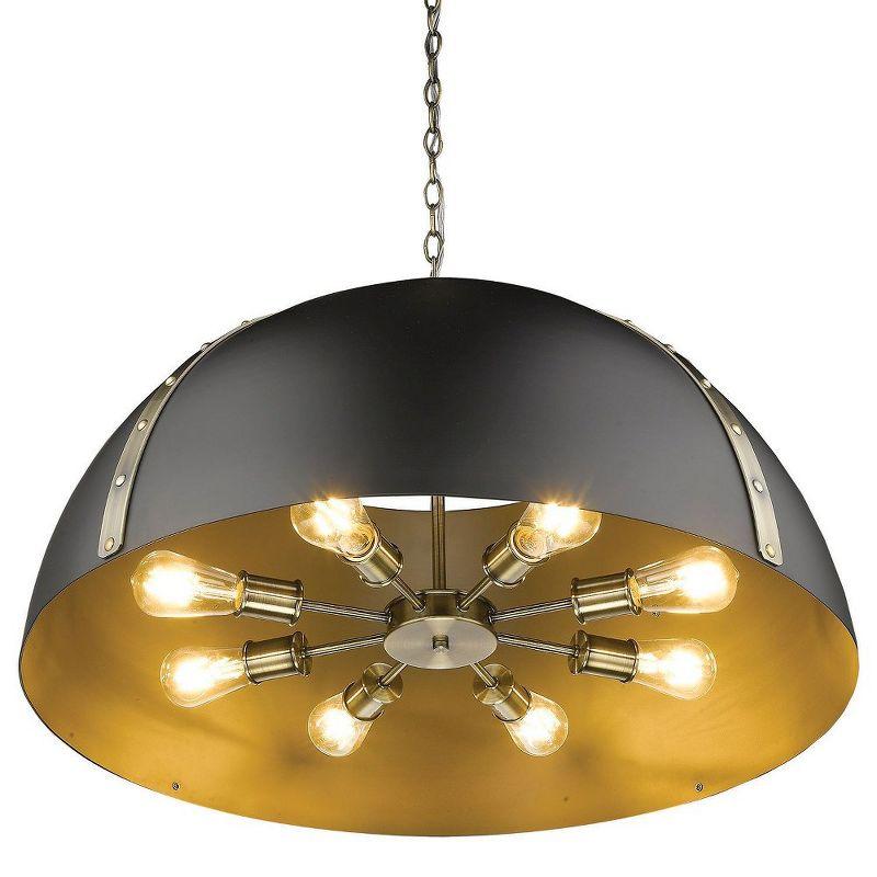 Golden Lighting Aldrich 8 Light Pendant