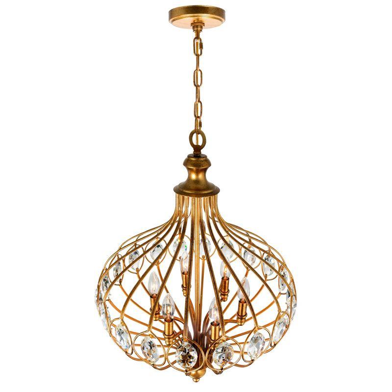 CWI Lighting,Altair 6 Light Chandelier With Antique Bronze Finish