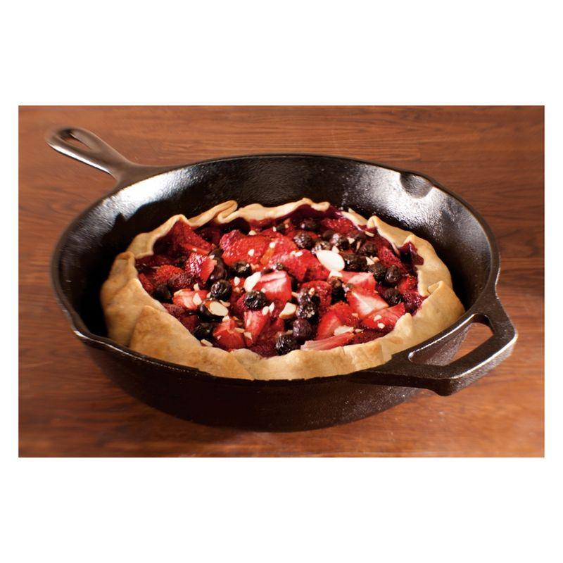 Lodge 10.25" Cast Iron Skillet: Preseasoned, Tarnish & Heat-Resistant, Gas & Electric Compatible, 6" Handle