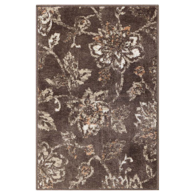 Floral Jacobean Modern Farmhouse Floral Indoor Runner or Area Rug