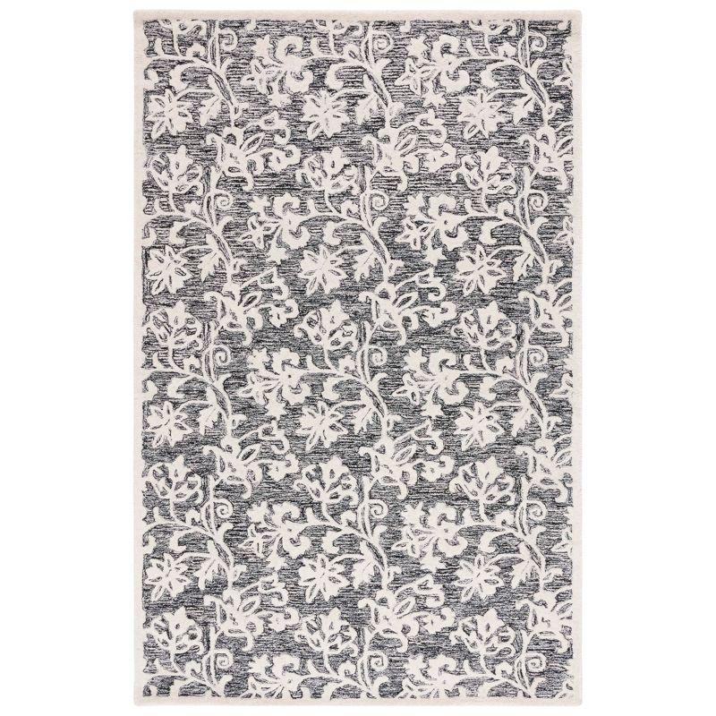 Martha Stewart Rugs Msr Metro Martha Stewart Hand Tufted Wool Pile Floral Rug