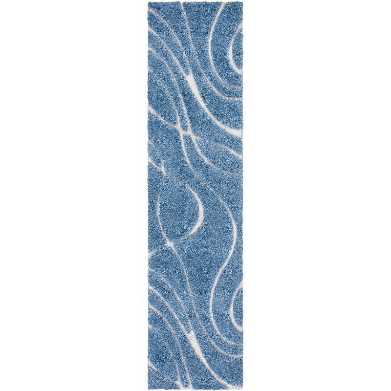 Florida Shag SG471 Power Loomed Area Rug  - Safavieh