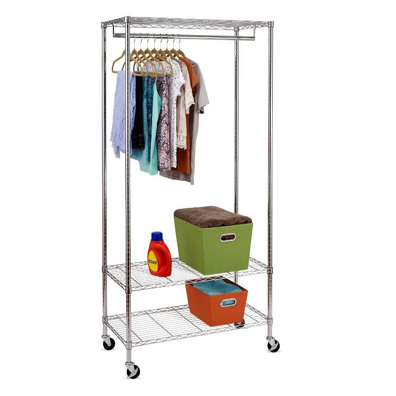 Honey-Can-Do 3 Shelf Deluxe Garment Rack