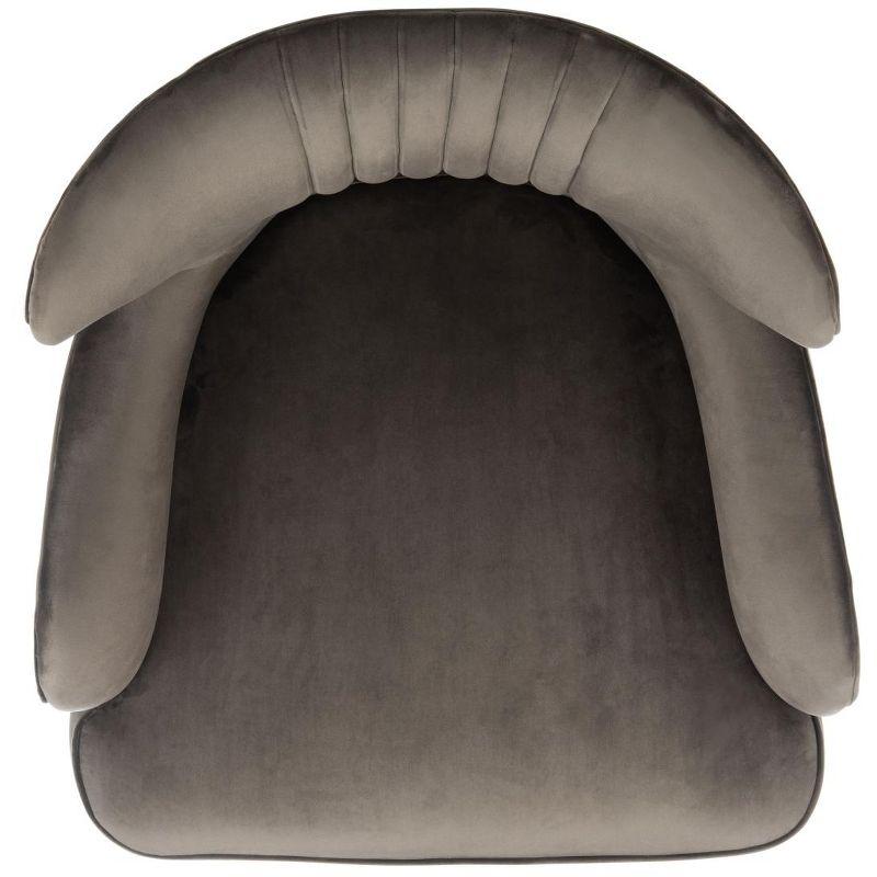 Blair Wingback Accent Chair - ACH4504 - Shale/Gold - Safavieh