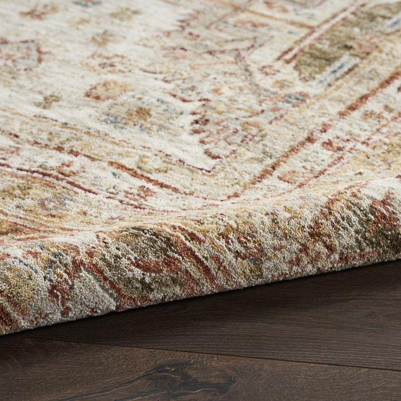 Nourison Petra Oramental Indoor Rug Ivory Multi 3'11" x 5'11"