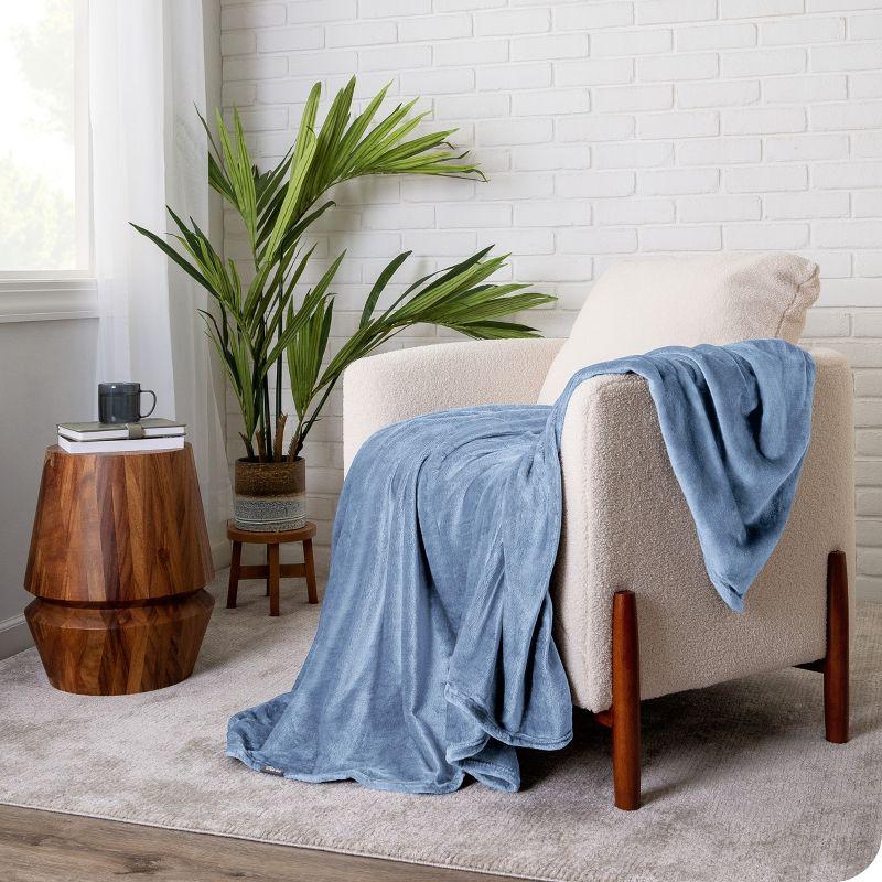 Bare Home Bare Home Microplush Fleece Blanket - Fuzzy, Warm, Bed/Throw Blanket