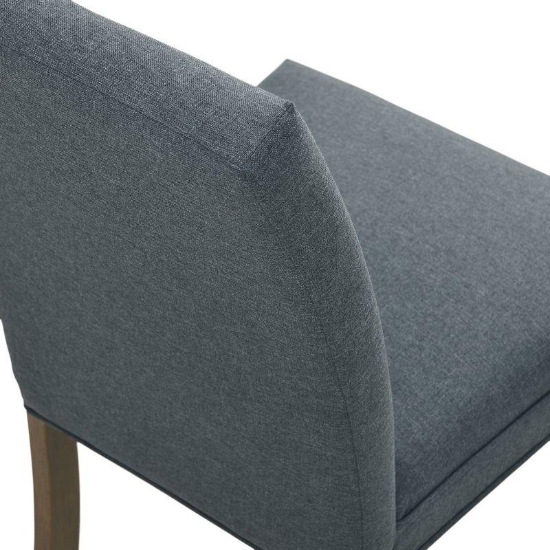 Set of 2 Gwyn Parsons Upholstered Armless Chairs Gray - Alaterre Furniture