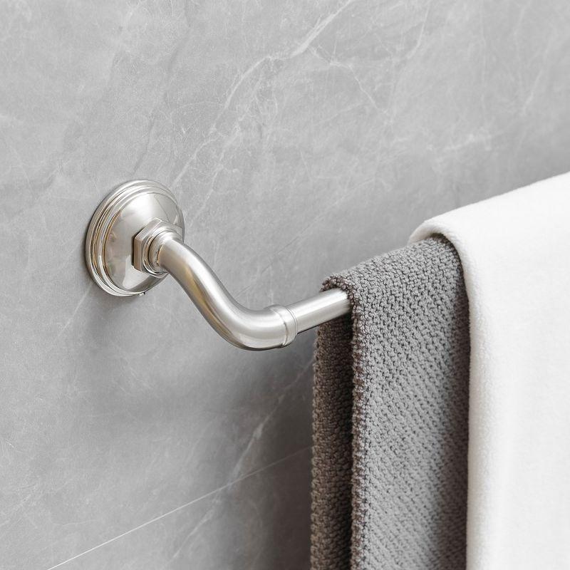 BWE 4-Piece Bath Hardware Set Towel Bar Hand Towel Holder Toilet Paper Holder Towel Hook Farmhouse