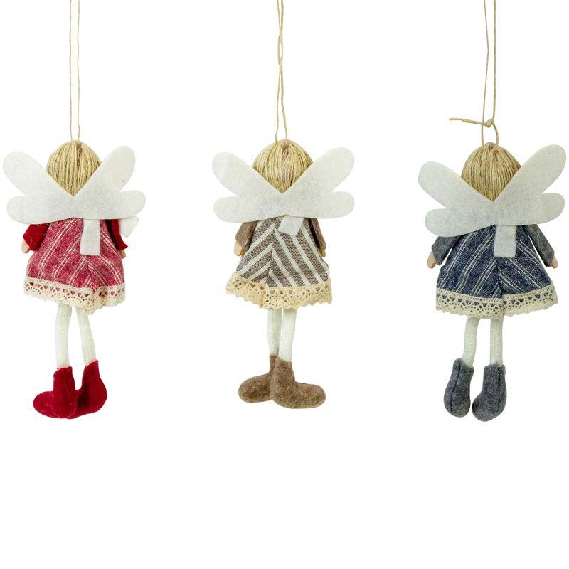 Hanging Angel Doll Christmas Ornament (Set of 3)