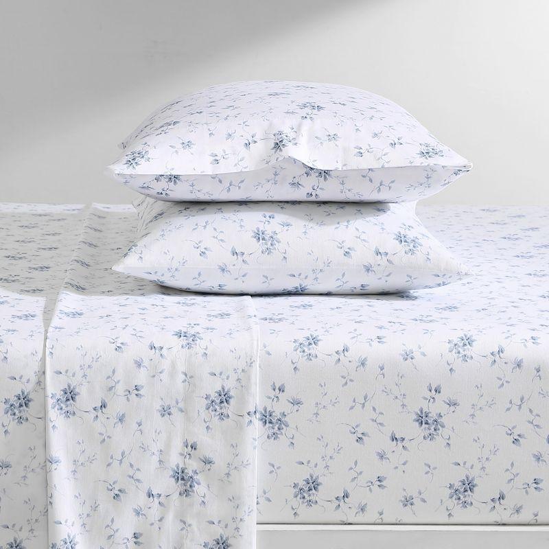 Laura Ashley Sateen Cotton Printed Sheet Sets