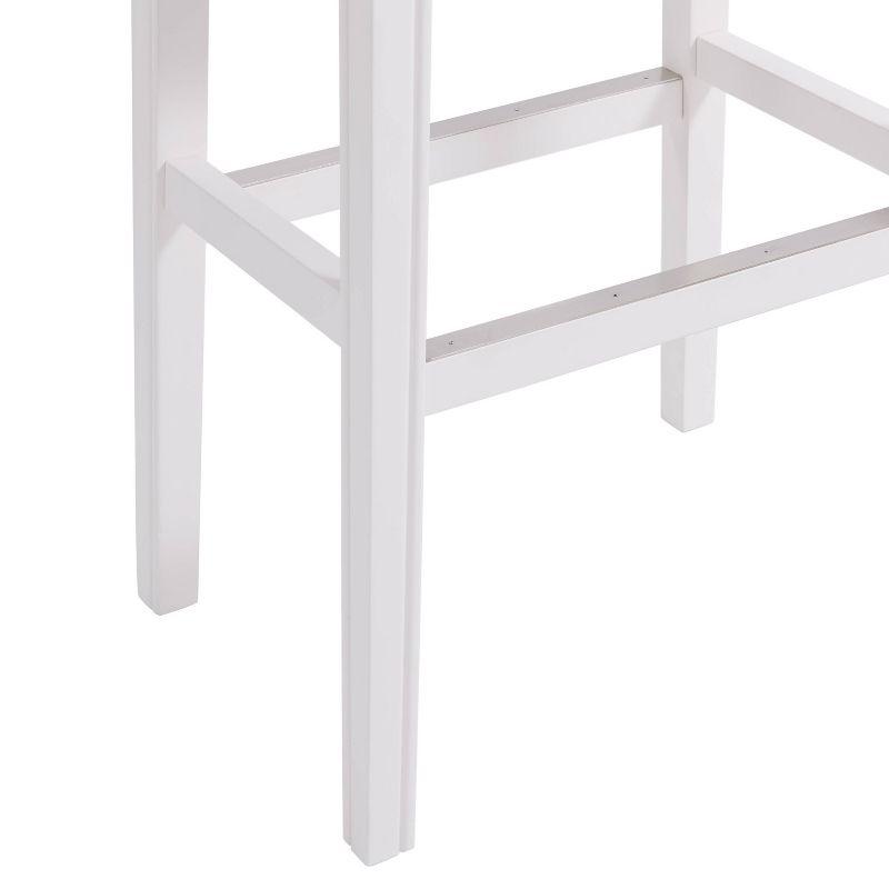 Williston Solid Rubber Wood Counter and Bar Stool