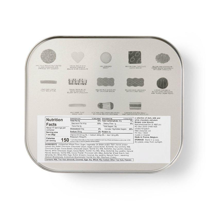 M&S Belgian Chocolate Biscuit Tin - 17.6oz