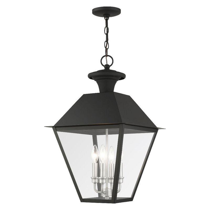 Livex Lighting Mansfield 4 - Light Pendant in  Black