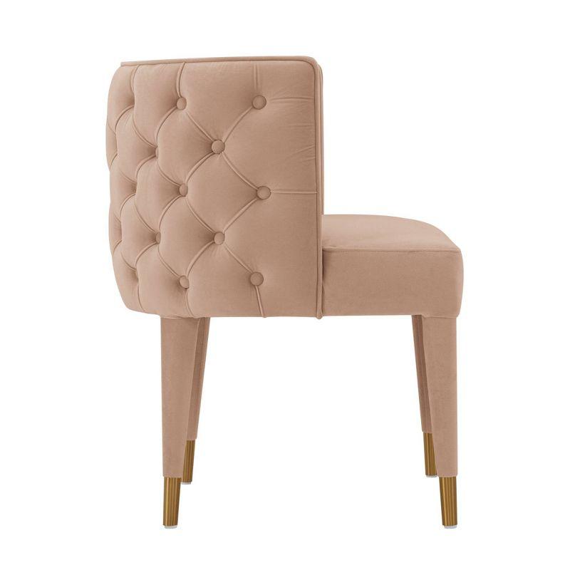 Maya Modern Tufted Velvet Upholstered Dining Chair - Manhattan Comfort