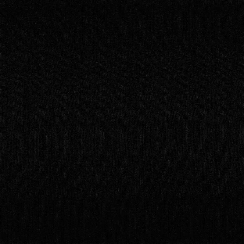 All Seasons Single Waterfall Window Valance - 52" x 36" - Black - Elrene Home Fashions