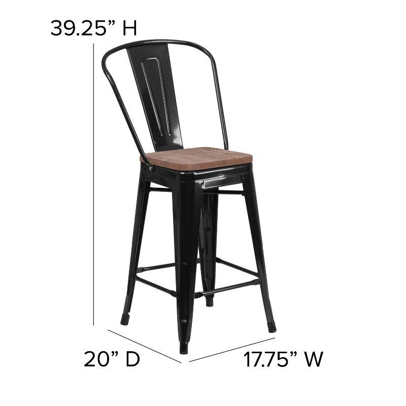 Steel Outdoor Stool