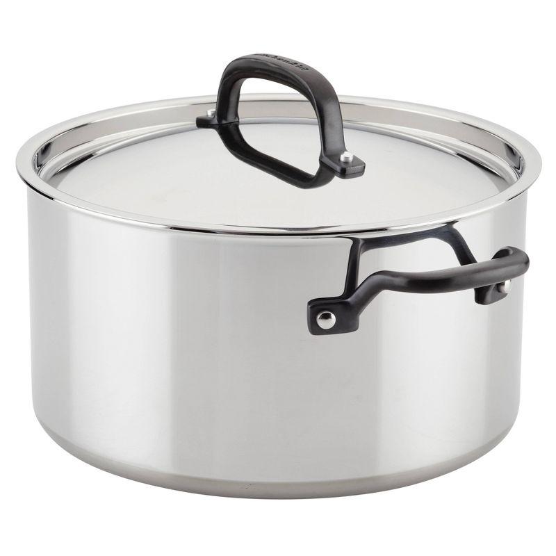 KitchenAid ® 10-Piece 5-Ply Clad Stainless Steel Cookware Set