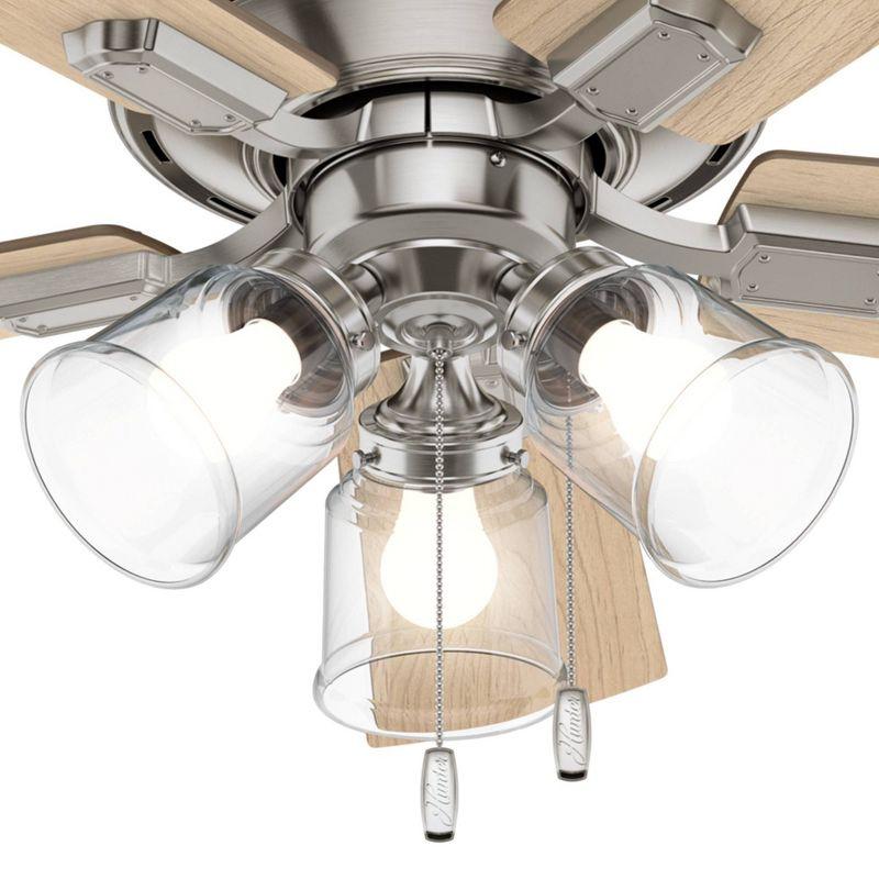 42" Crestfield Low Profile Ceiling Fan (Includes LED Light Bulb) - Hunter Fan