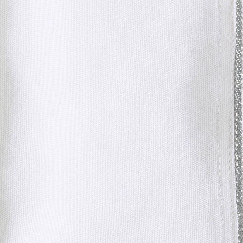 4pk Silber Luana Design Napkin 20" - Saro Lifestyle: Hand Wash, 100% Cotton, Plain Weave, 20x14"