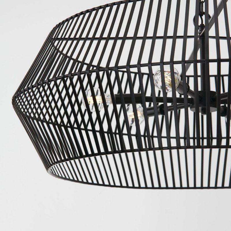Capital Lighting Kaiya 6 - Light Dimmable Cage Chandelier