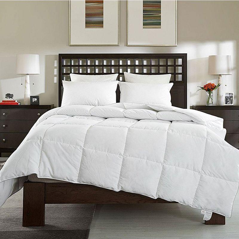 Cheer Collection Luxurious Down Alternative All Season Comforter (White)