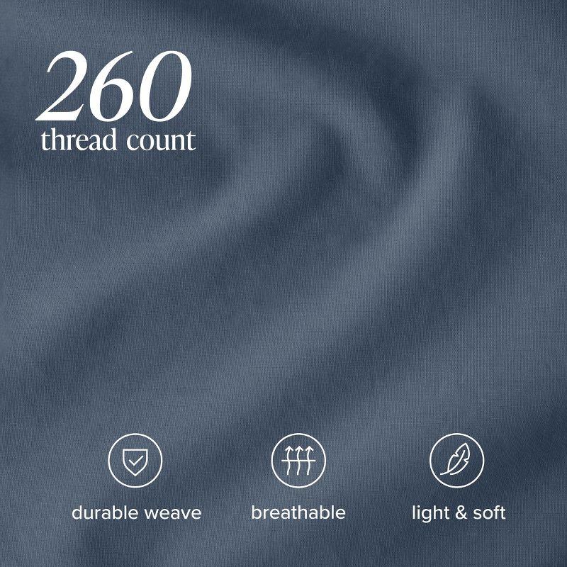 Bare Home 100% Cotton Percale Sheet Set