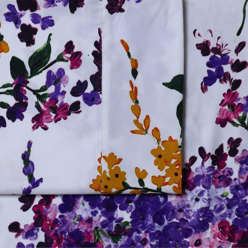 Azores Home Microfiber Floral Sheet Set