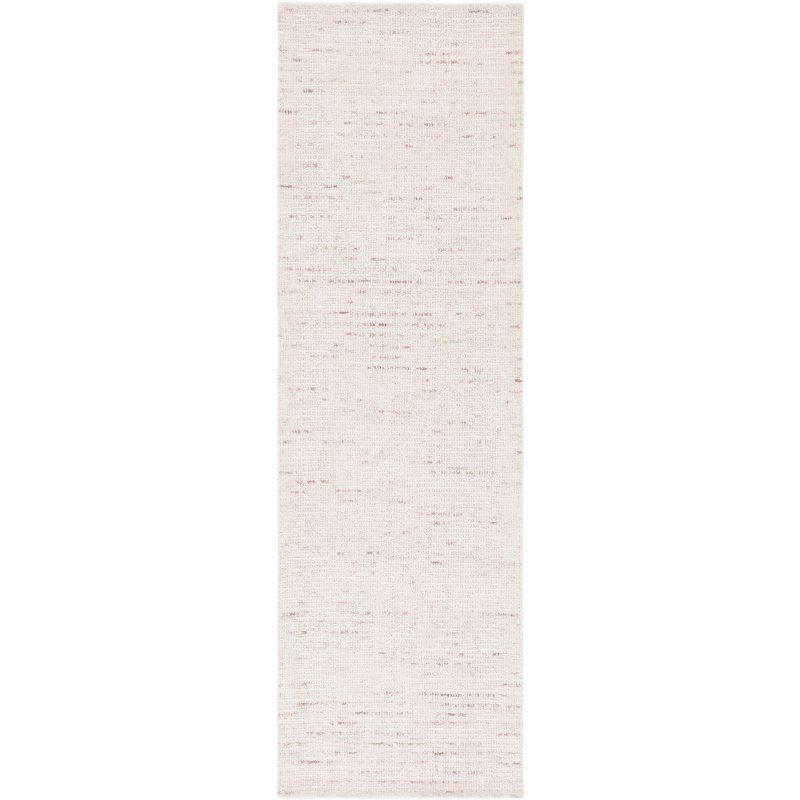 Abstract ABT468 Handmade Indoor Runner - Ivory/Brown - 2'-3"x8' - Safavieh