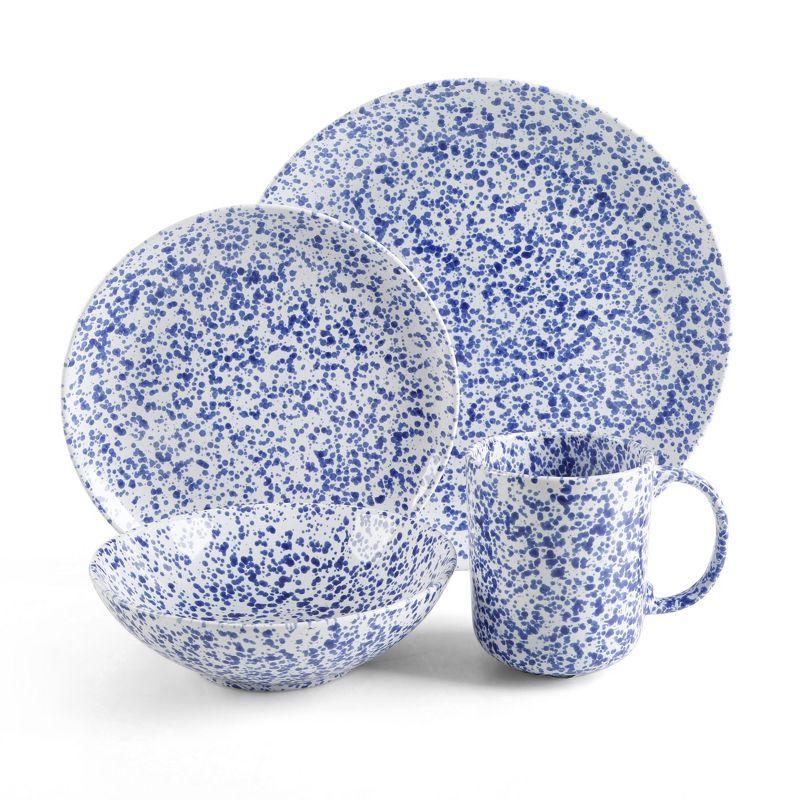 Warham Stoneware Dinnerware Set - Service for 4