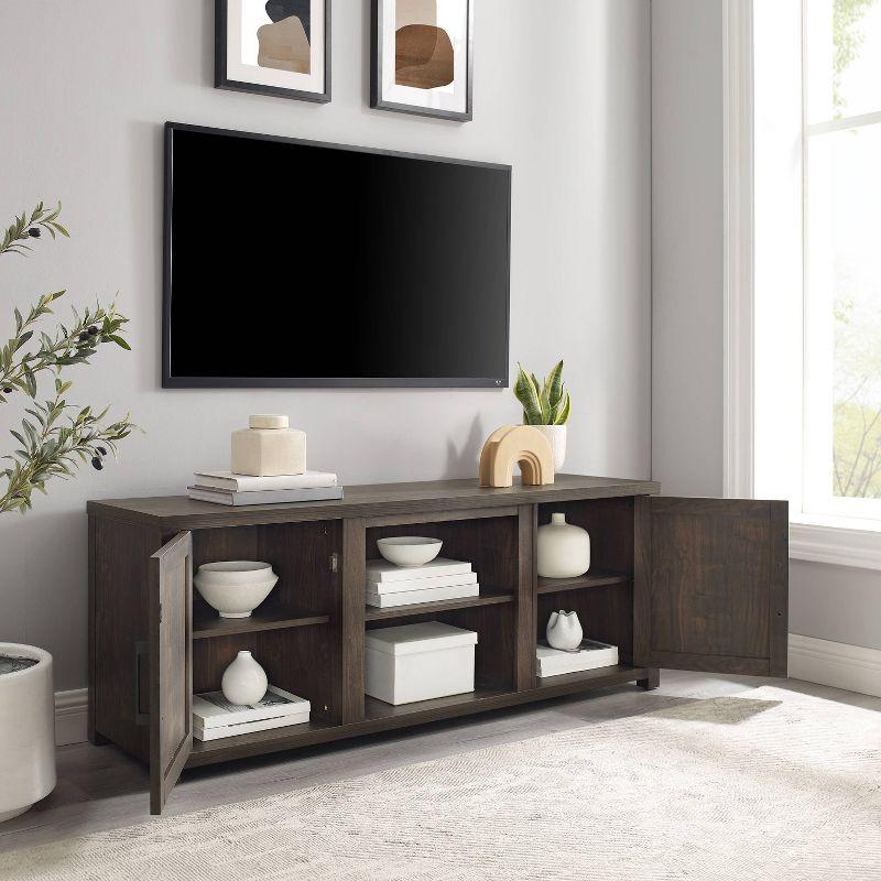 Gordon 58" Dark Walnut Rustic TV Stand