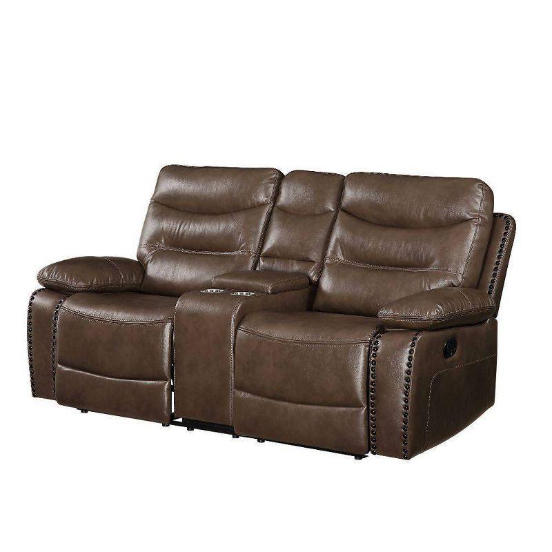 Acme Furniture Aashi Sofa Brown Leather