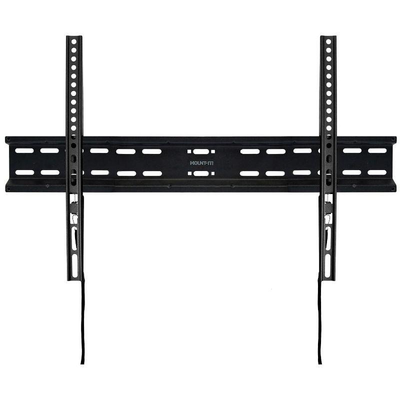 Mount-it Black Fixed Wall Mount for Holds up to 77 lbs