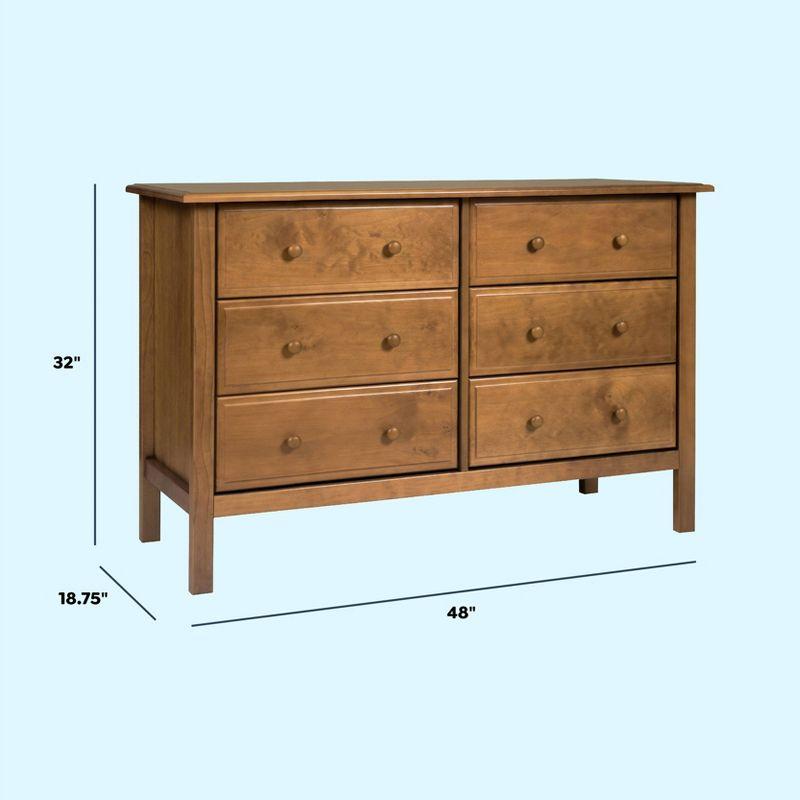 6 Drawer 52" W Double Dresser