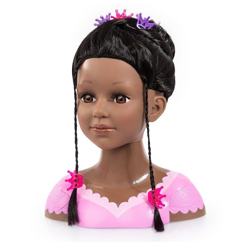 Charlene Super Model Deep Tan American Doll Head with make-up