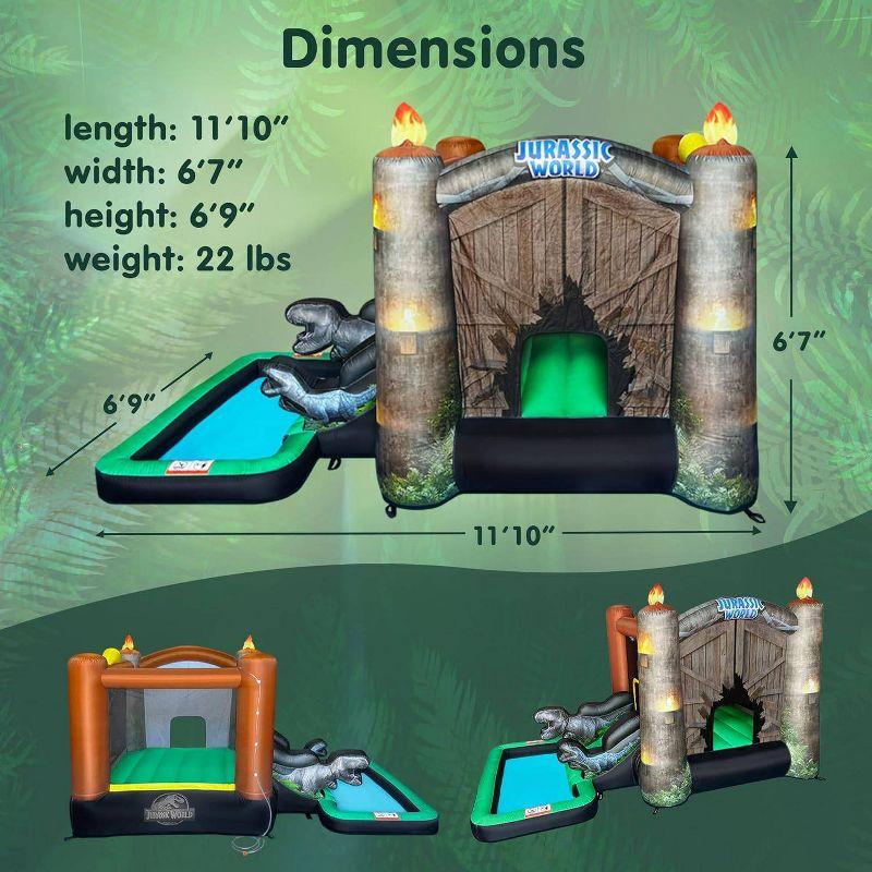 Jurassic World Bounce House with Water Slide and Pool