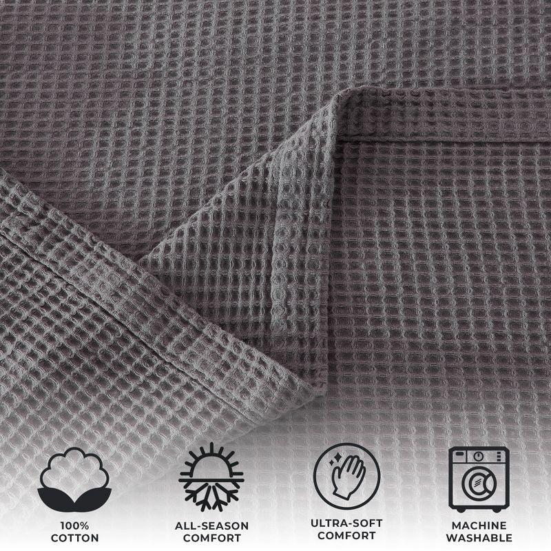 FreshFolds 100% Cotton Waffle Weave Blanket