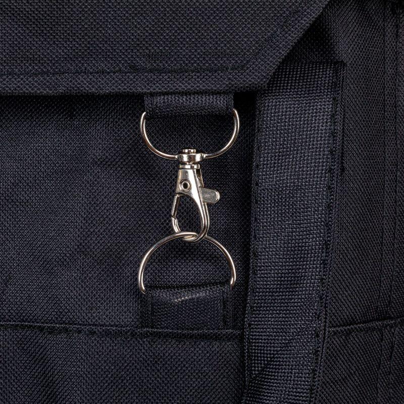 Household Essentials Metal Rolling Laundry Hamper with Handles