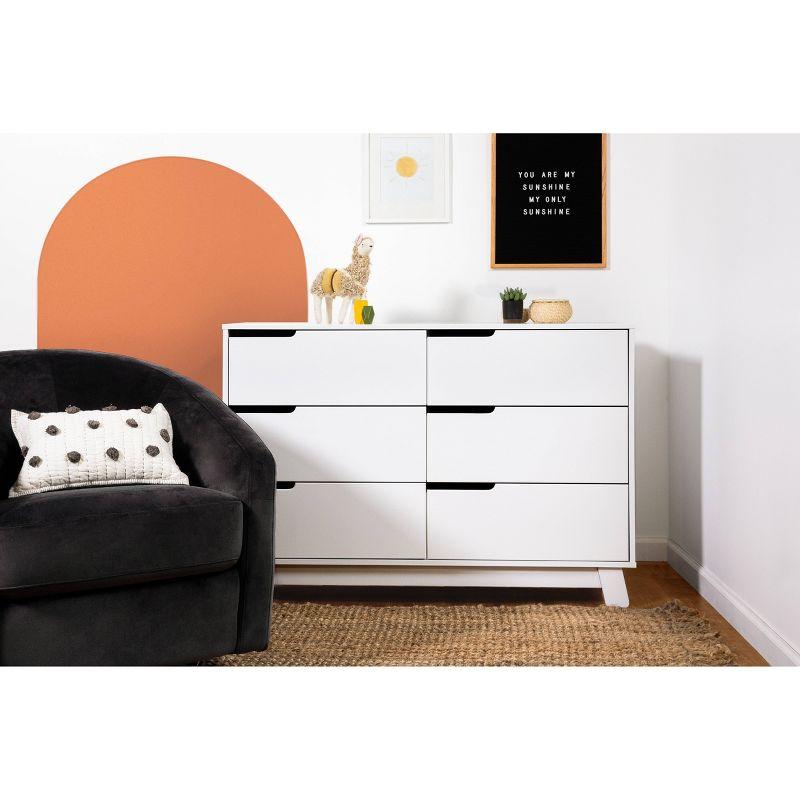 Hudson 6 Drawer 48" W Double Dresser