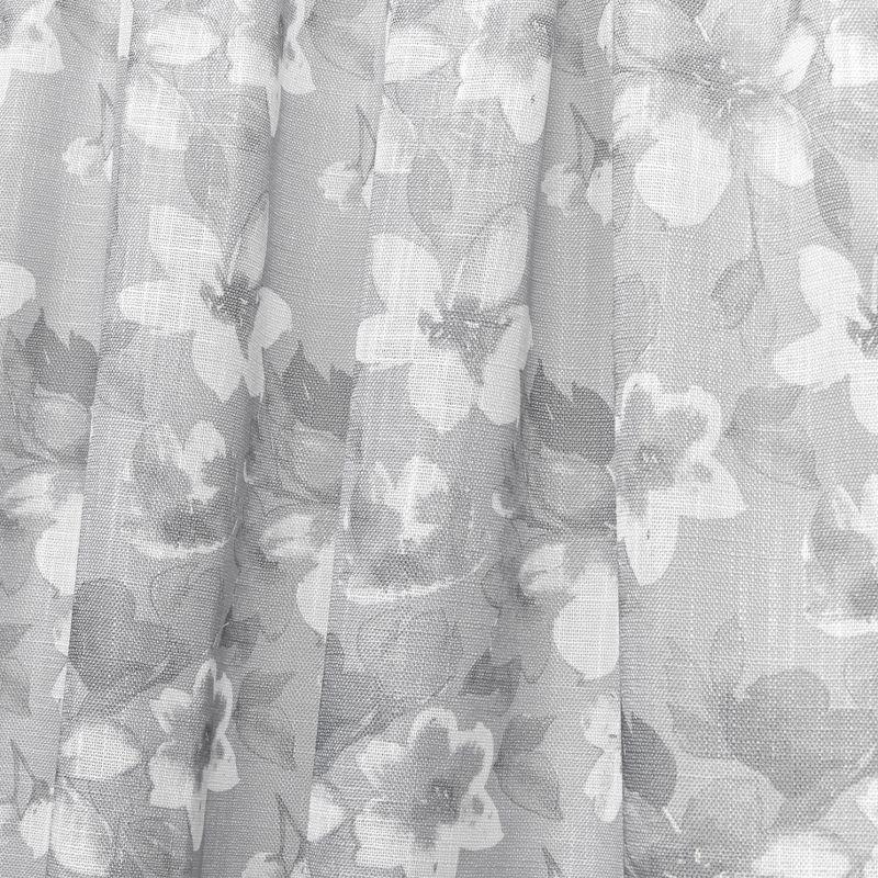 Nicole Miller Nicole Miller New York Dara Light Filtering, Semi Sheer Rod Pocket Curtain Panels (Set of 2)