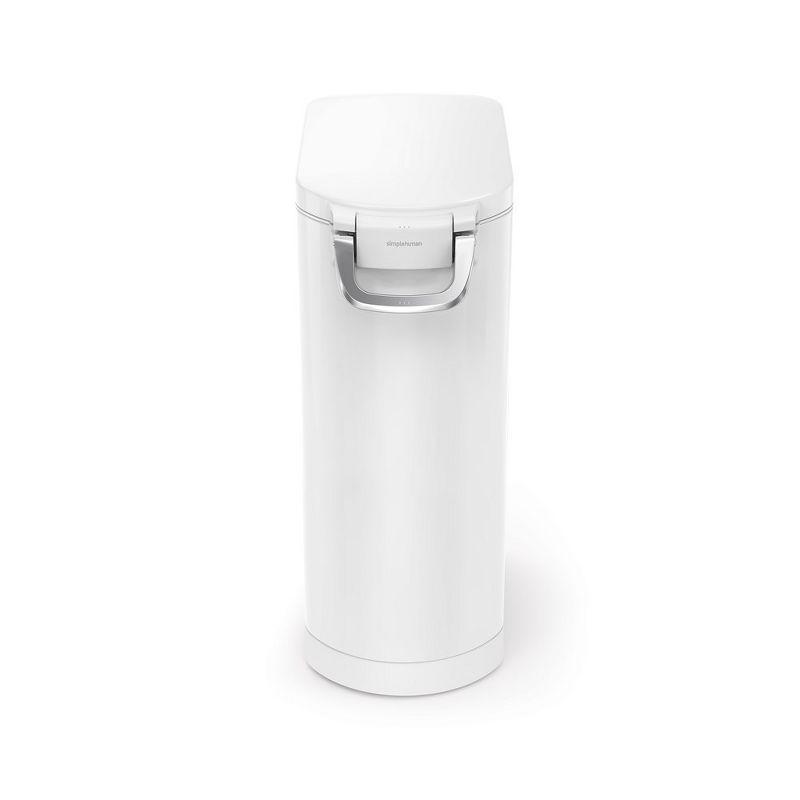 simplehuman Pet Food Storage Container Stainless Steel for Dog Food, Cat Food, and Bird Feed