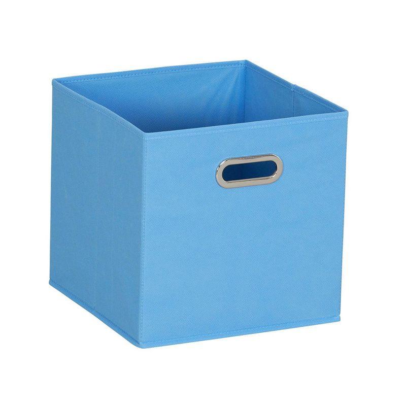 Household Essentials 11" Set of 6 Storage Bins Carolina Blue