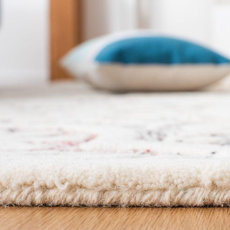 Metro MET859 Hand Tufted Indoor Area Rug - Red/Ivory - 4'x6' - Safavieh