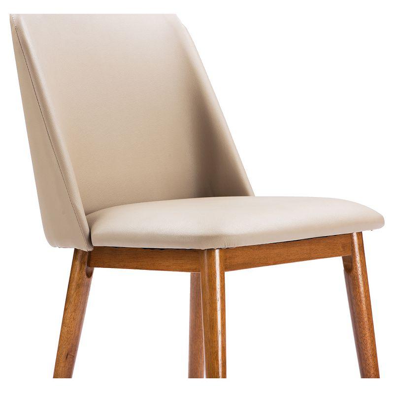 George Oliver Eli 18'' H Faux Leather Upholstered Side Chair (Set of 2)