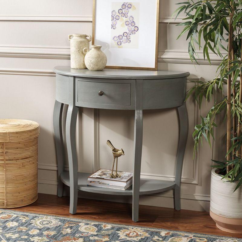 Jan Console - AMH6569A - Gray - Safavieh Couture