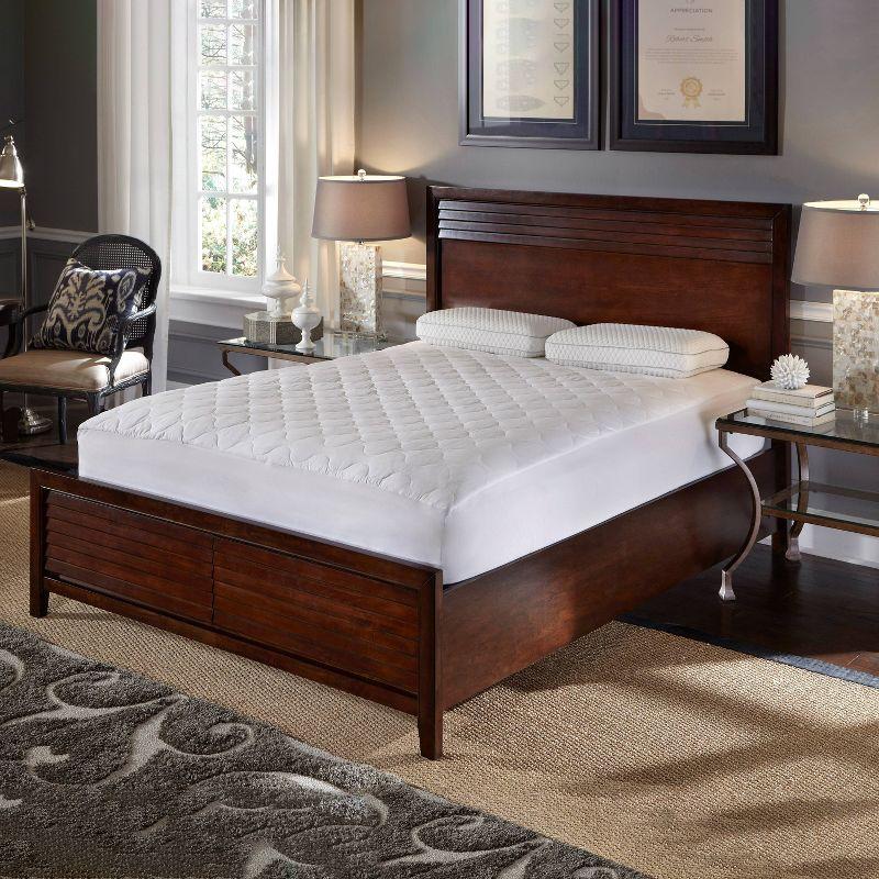 Hotel Laundry Twin Extra Long Triple Protection Waterproof Mattress Pad: Shrink-Resistant, Machine Washable, Fits 20" Depth