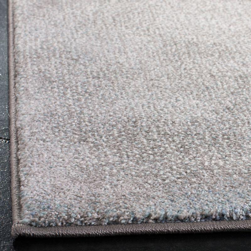 Celestial Charm Abstract Gray 4' x 6' Synthetic Area Rug