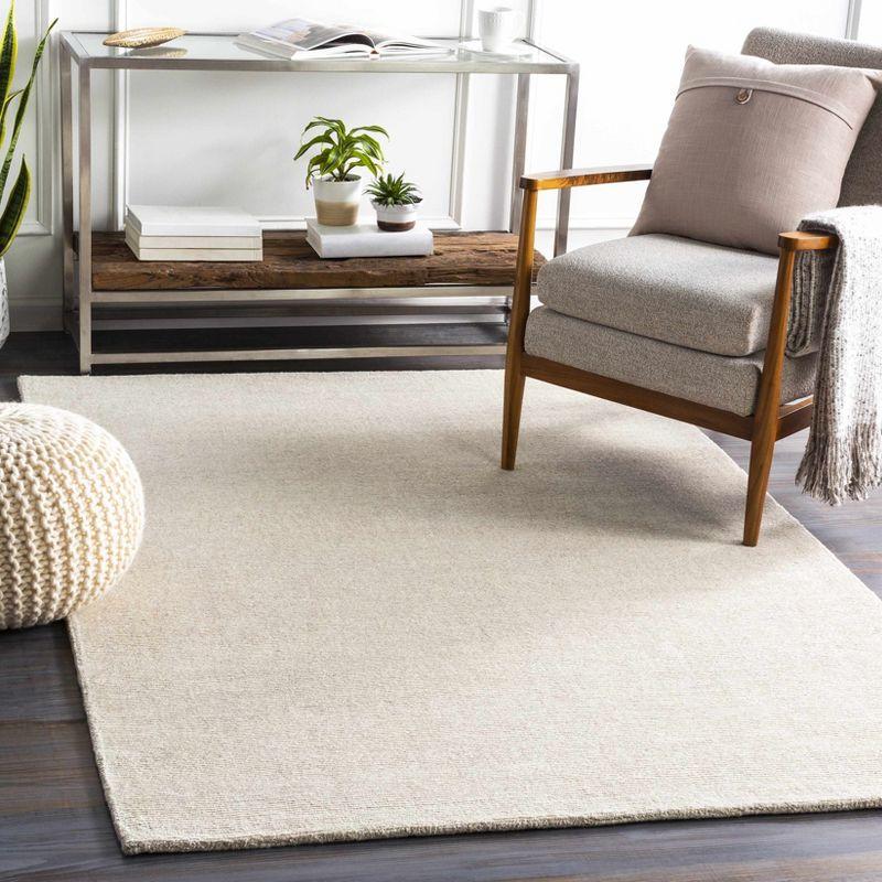Hauteloom Rectangle Area Rug  Off-White